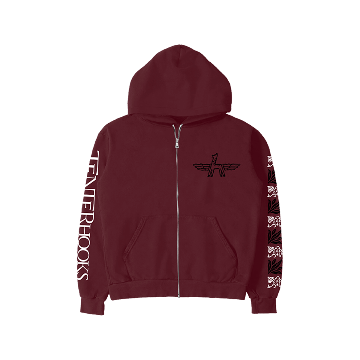 Silversun Pickups 2026 Tour Burgundy Hoodie – Silversun Pickups MT
