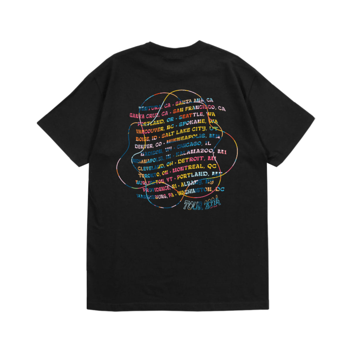 Silversun Pickups Squiggly Neon Logo Tour T-Shirt