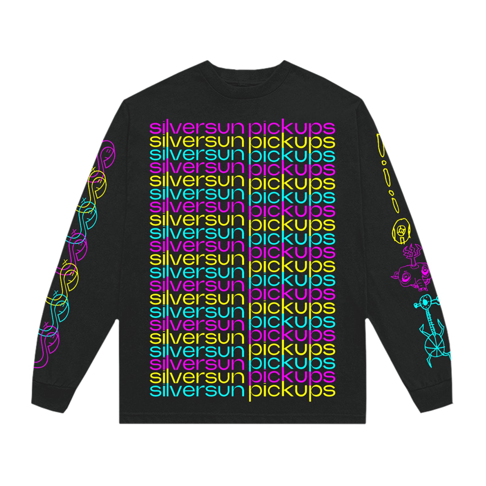 Silversun Pickups Tricolor Creature Longsleeve T-Shirt